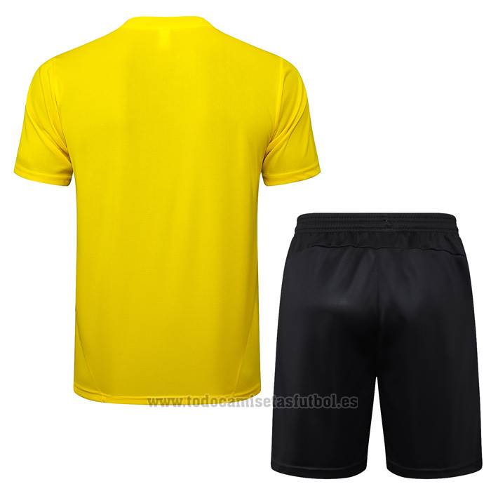 Chandal del Borussia Dortmund Manga Corta 2024-2025 Amarillo - Pantalon Corto